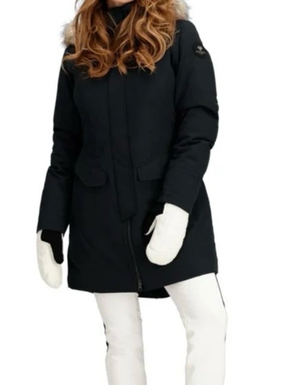 Obermeyer Sojourner Down Jacket Women’s Size 10 Black Ski Coat